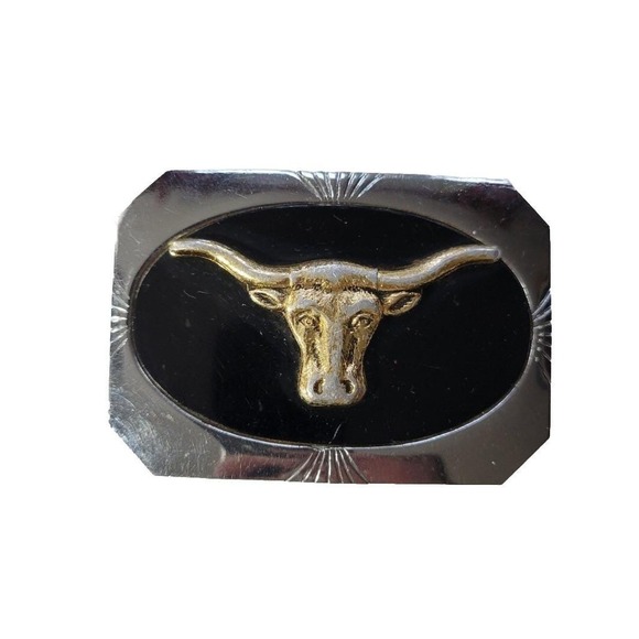 Baun Other - Vintage TEXAS LONGHORN Metal Cowboy Rancher Belt buckle